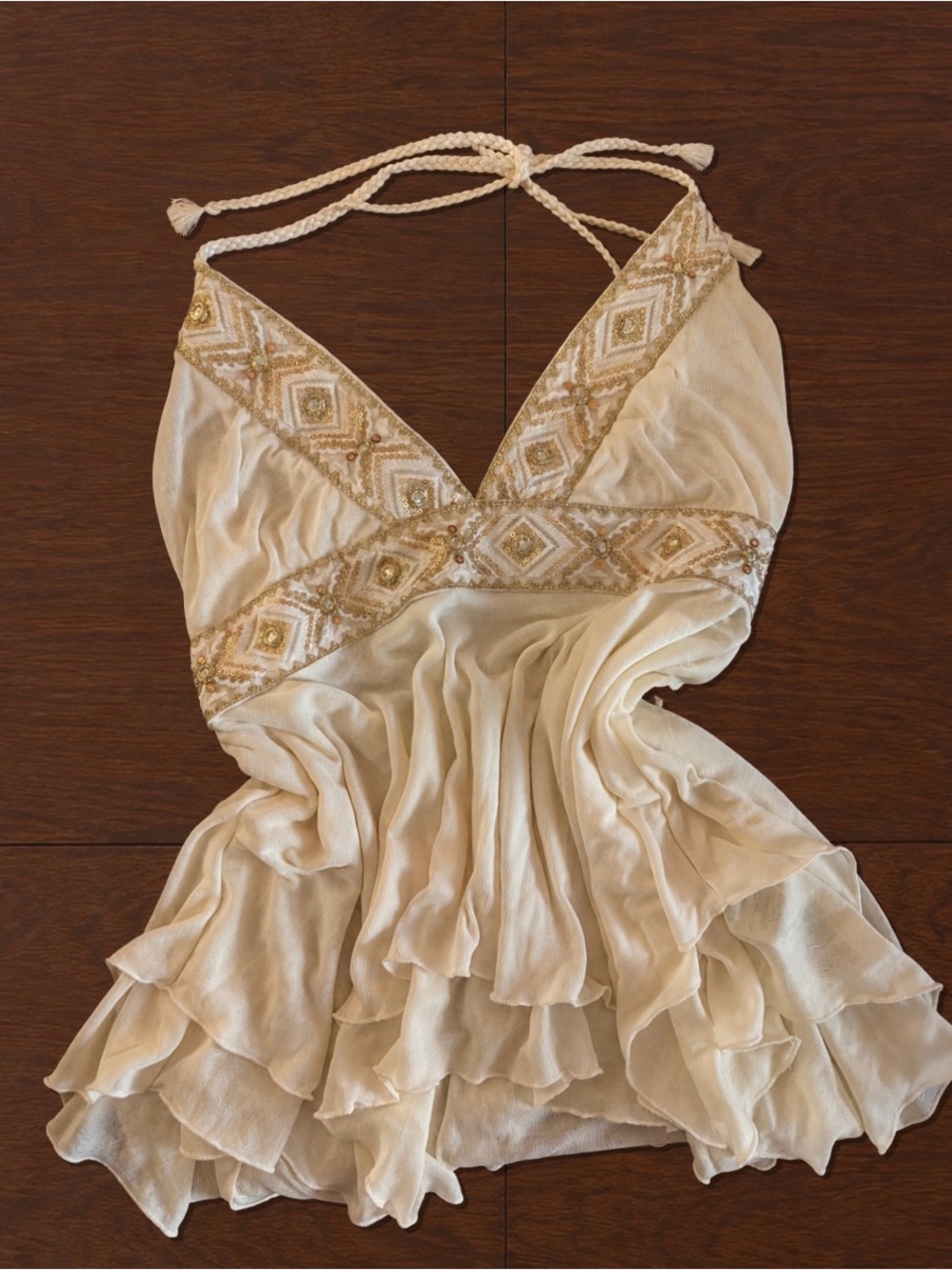 Cream Euro Babydoll Cami